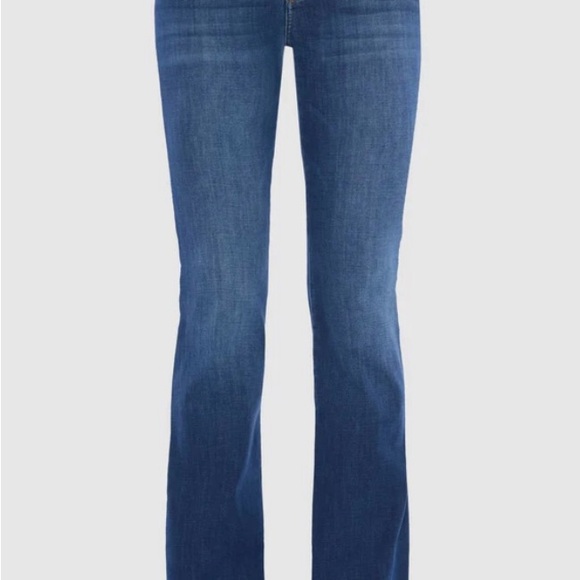 7 For All Mankind Indigo Wide Leg Jeans - Picture 1 of 11